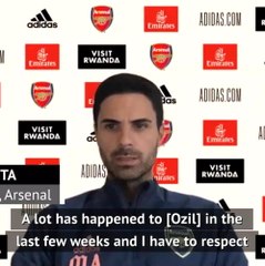 Ozil will play when he can give his best - Arteta
