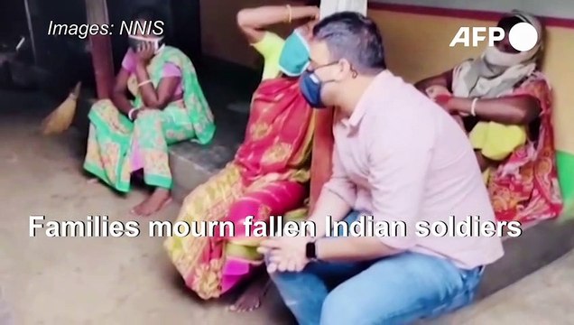 Families mourn at funeral for Indian soldiers killed in China border clash