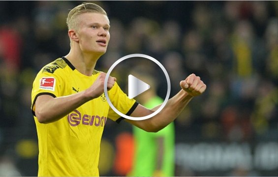 ¡Haaland modo bestia! Cuando se elevó al cielo para convertir un golazo en el cuarto minuto de descuento