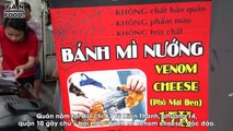 Bánh mì Venom phô mai nướng muối ớt kinh dị nhưng cực kỳ bổ dưỡng