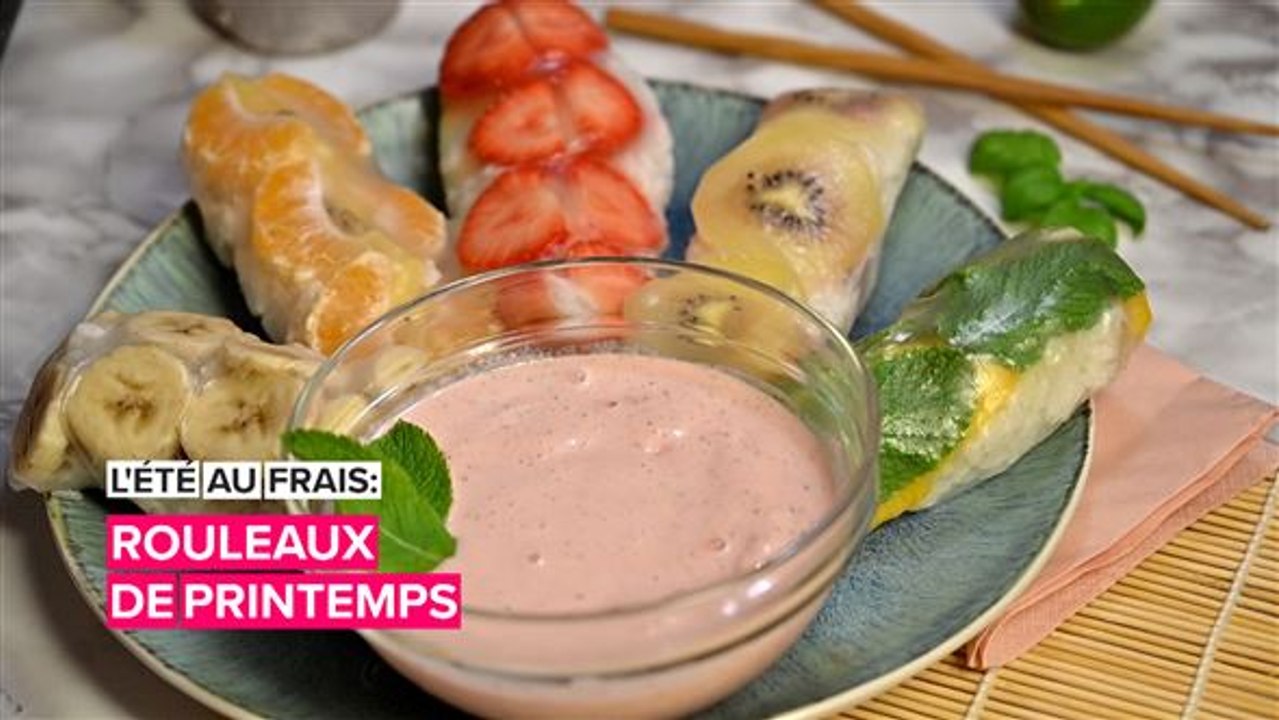 L'été au frais : les rouleaux de printemps