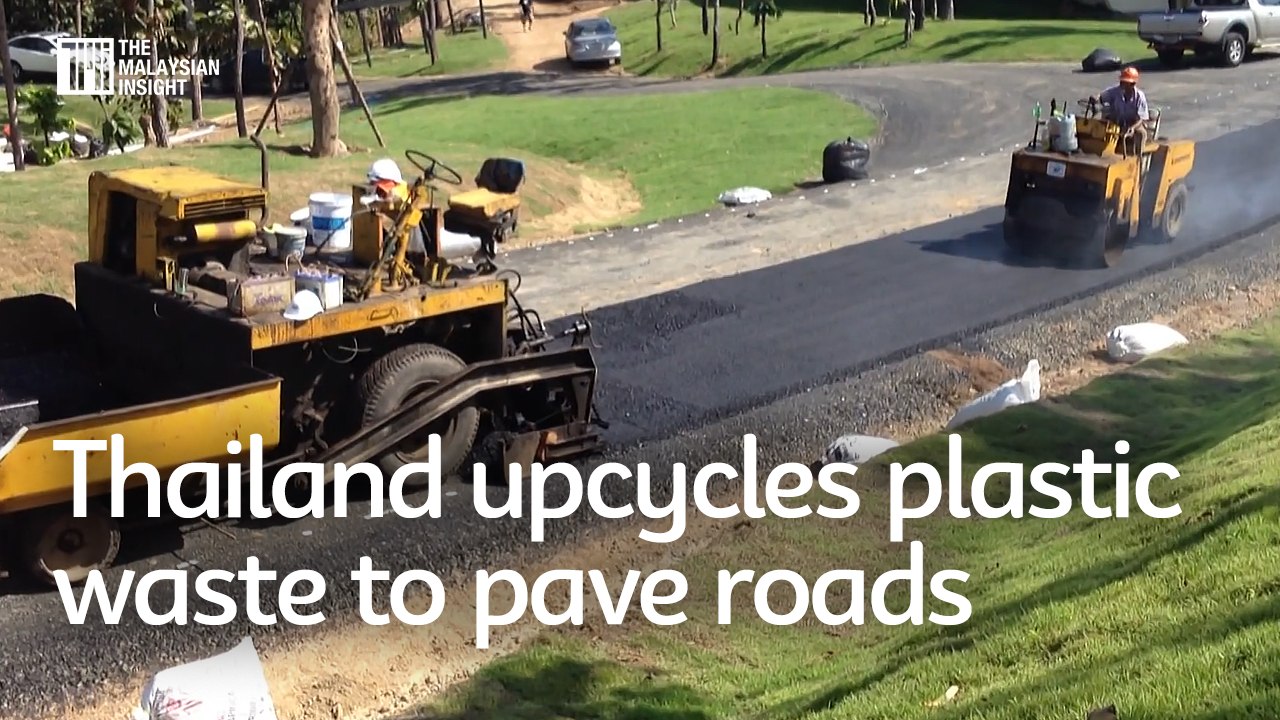 Thailand upcycles plastic waste to pave roads