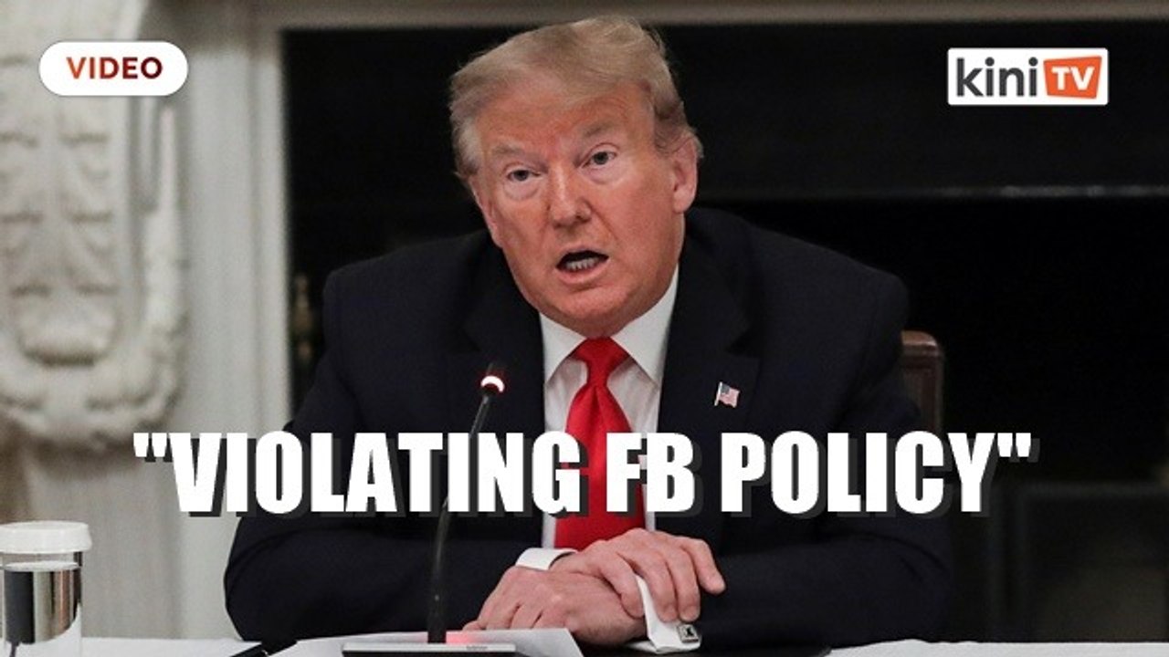 Facebook takes down Trump ads over 'organized hate' policy