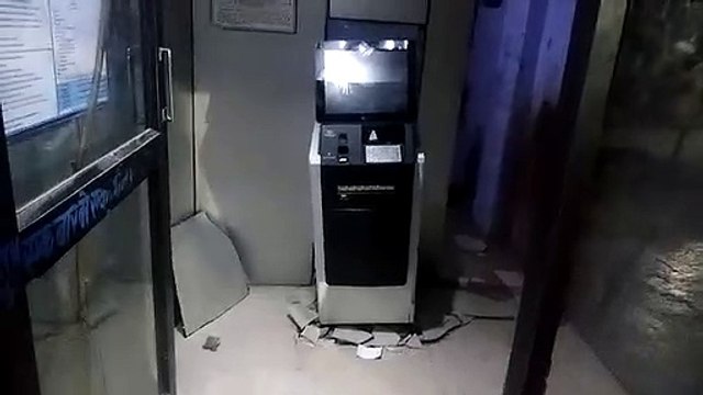 भरतपुर जिले में एटीएम उखाड़ा, पुलिस की सजगता से मामला टला