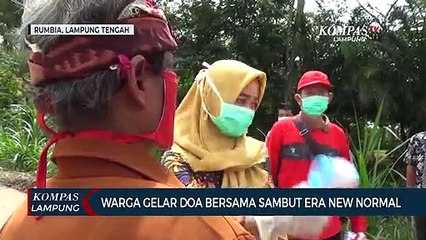Warga Gelar Doa Bersama Sambut New Normal