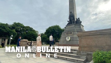 Mayor Isko Moreno led the wreath laying ceremony at the Rizal Monument