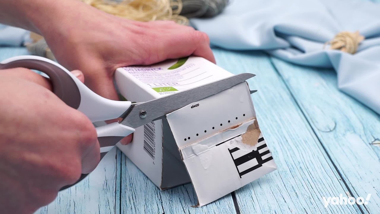 Upcycling-Origami: So entsteht aus alten Milchtüten eine schicke Tasche