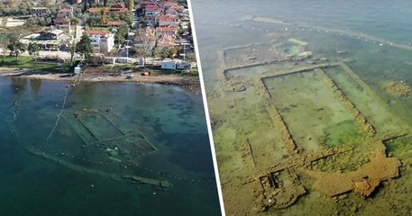 Une église réapparaît au fond d’un lac après 1 600 ans grâce au confinement
