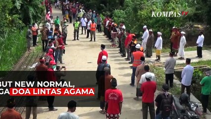 Sambut Normal Baru, Warga Lampung Doa Bersama
