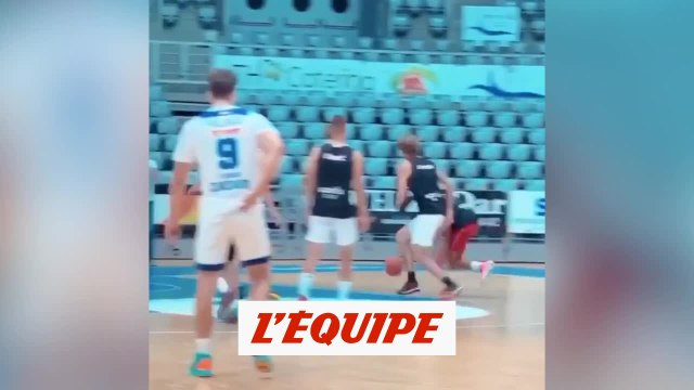 Djokovic, Cilic, Zverev, Coric et Dimitrov s'essaient au basket - Tennis - WTF