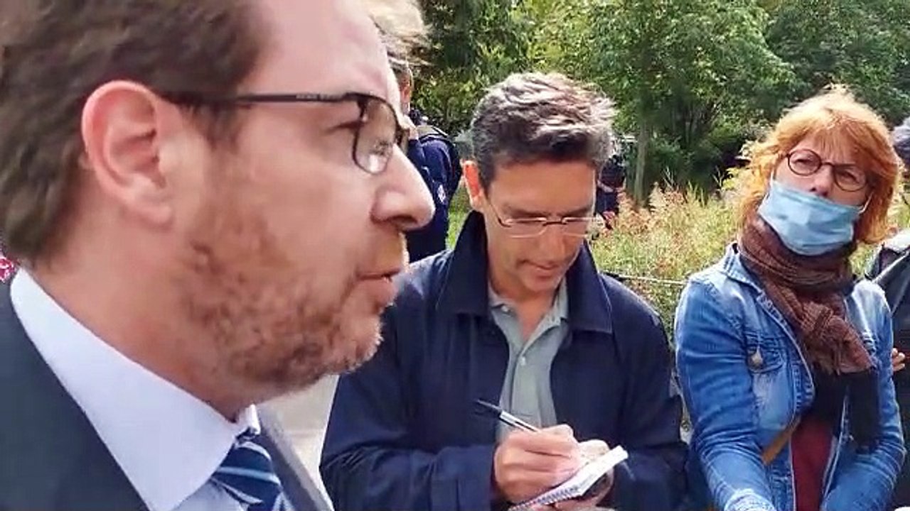 Bernard Schmeltz, préfet de la Côte-d’Or, s'exprime lors une ppération de police - Dijon et Chenôve le 19 juin 2020