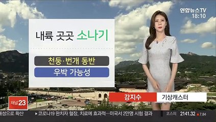 Descargar video: [날씨] 주말 맑고 낮 더위…내륙 요란한 소나기