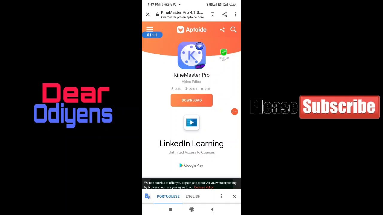 iPhone kinmaster without watermark hindi