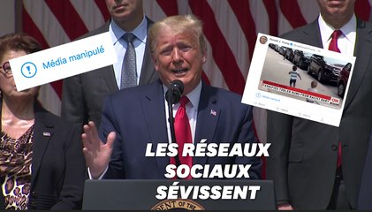 Un tweet de Trump signalé par Twitter pour un montage vidéo avec "un bébé raciste"