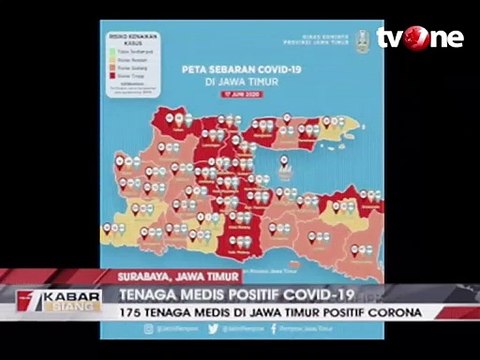 Tenaga Medis Jawa Timur Paling Banyak Terpapar Covid-19