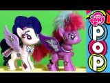 My Little Pony Pop Princess Luna and Rarity ❤ Build your Ponies snap and design by FunToys