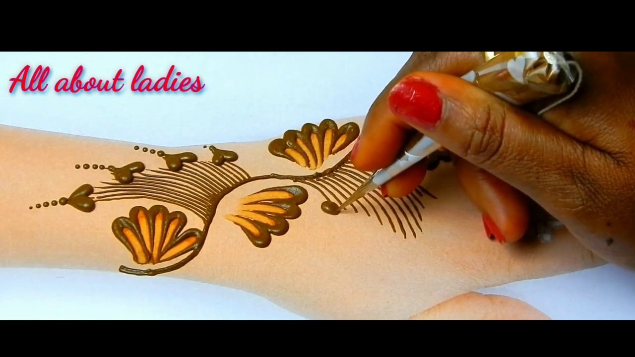 Dot mehndi design #easymehndidesign stylish meh...