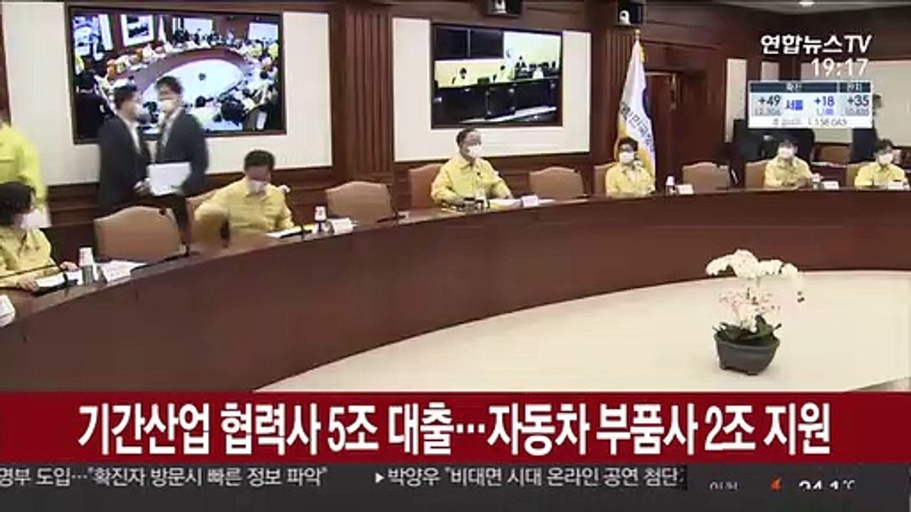 기간산업 협력사 5조 대출…자동차 부품사 2조 지원