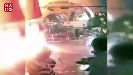 Kapalıçarşı'da su baskını patlamaya neden oldu