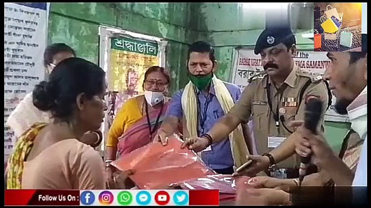 বস্ত্র বিতরণের আনুষ্ঠানিক যাত্রারম্ভ সর্বধর্ম সমন্বয় সভা'র