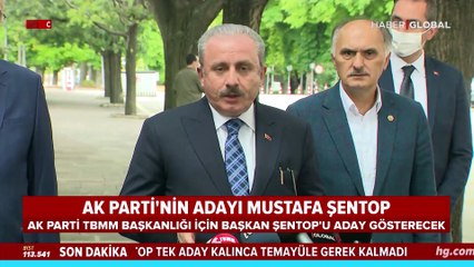 AK Parti'nin TBMM Başkanı adayı belli oldu