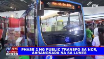 Phase 2 ng public transportation sa NCR, aarangkada na sa Lunes