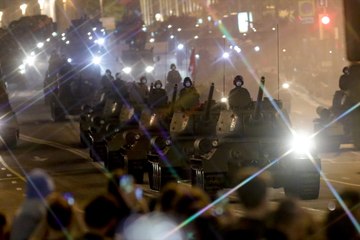 Latihan Militer Jelang Hari Kemenangan di Moskow
