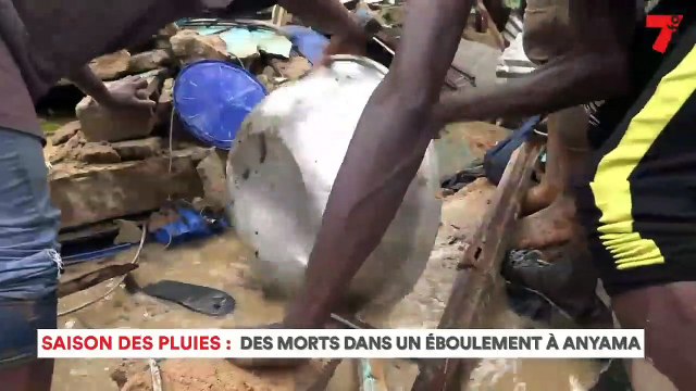 Saison des pluies | Treize (13) morts suite à un éboulement à Anyama