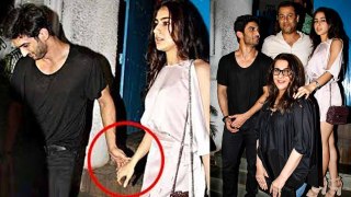 Sushant Singh Tries To Hold Sara's Hand In The Presence Of Amrita Singh.