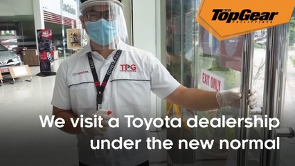 We visit a Toyota dealership under the new normal