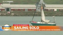 Sailor completes three-month solo Atlantic crossing to spend lockdown with parents