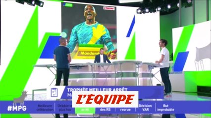 Steve Mandanda remporte le trophée du meilleur arrêt - Foot - L1 - Rotald'Or 2020