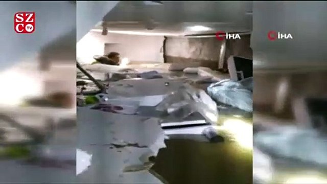 Su basan mağazanın bodrumundaki kadını dalgıç polis kurtardı