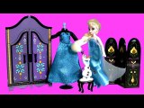 Frozen Elsa Mini Wardrobe Costume Set with Disney Olaf Snowman Unboxing by FunToys