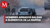 Atacan a elementos de la Marina en Sinaloa; aseguran armas