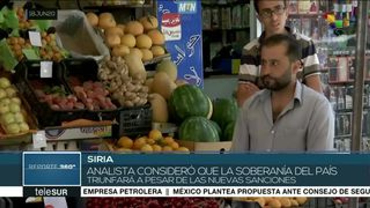 Siria repudia nuevas medidas coercitivas impuestas por EE.UU.