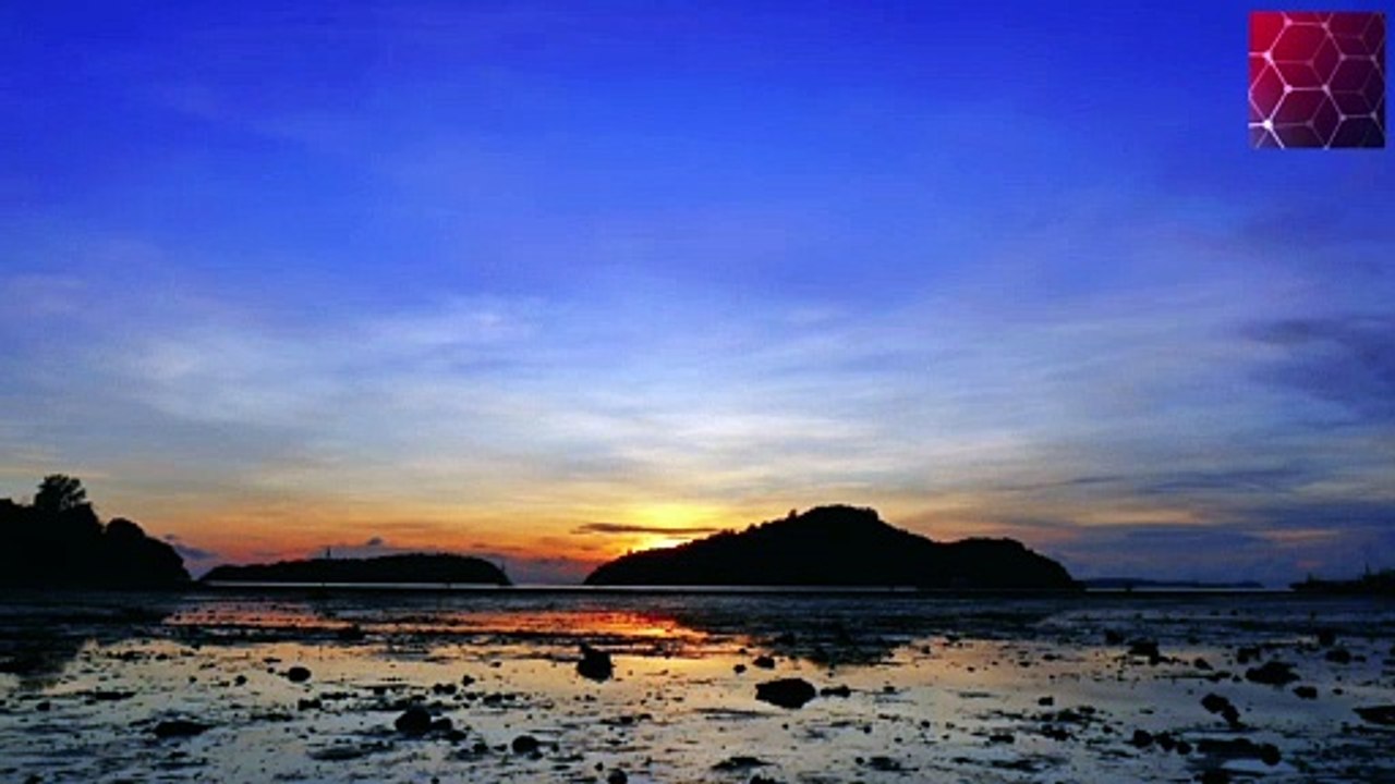 Sunrise over Island