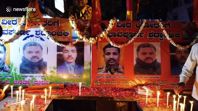 Candlelight vigil pays tribute to soldiers killed in the India-China border clash