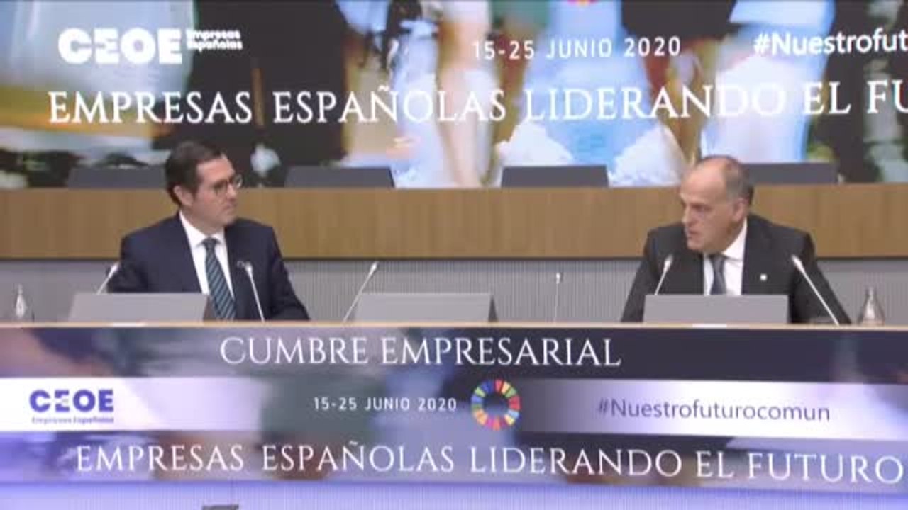 Tebas defiende la reforma laboral y advierte del peligro de subir impuestos