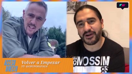 Ariel Puchetta  del grupo Ráfaga y la versión de Volver a Empezar con Alejandro Lerner.