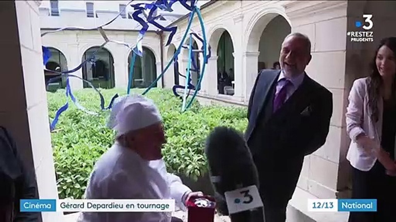 Cinéma : Gérard Depardieu en tournage