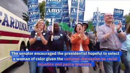 Klobuchar Drops out of VP Race to Make Room for a Woman of Color