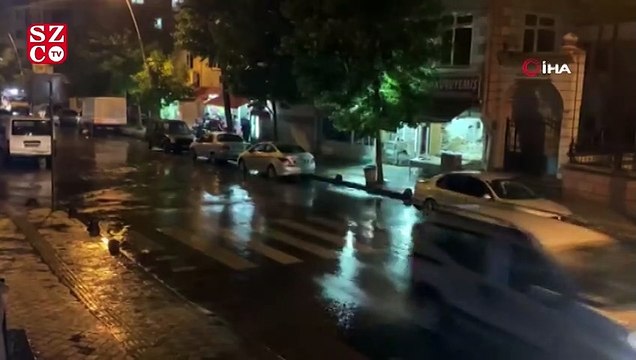 İstanbul’da sağanak yağış etkili oluyor