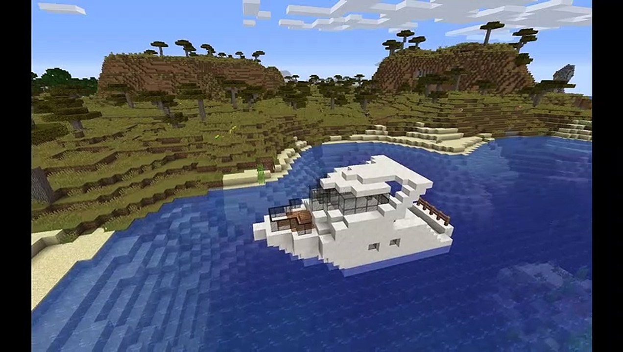 How to build a YACHT in Minecraft (Easy Builds) - video Dailymotion