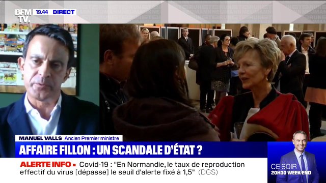 Affaire Fillon: Manuel Valls serait très étonné qu'il y ait eu la moindre pression