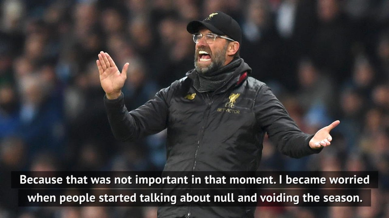 FOOTBALL: Premier League: Null and void season had Klopp worried