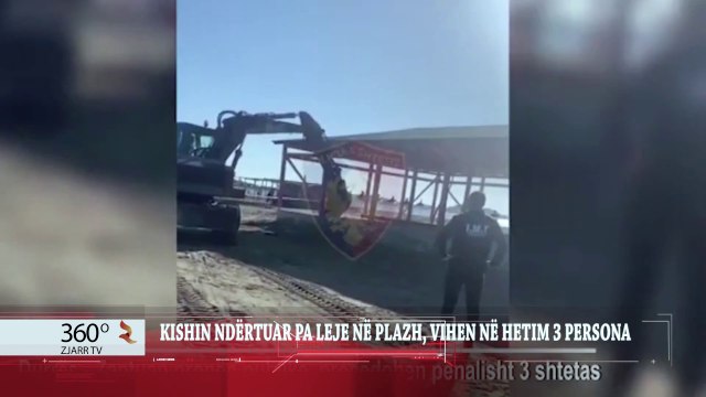 KISHIN NDËRTUAR PA LEJE NË PLAZH, VIHEN NË HETIM 3 PERSONA