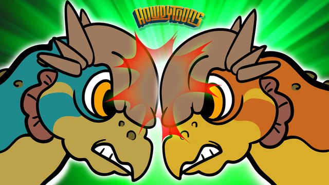Pachycephalosaurus Song | Dinosaur Songs from Dinostory by Howdytoons S2E5
