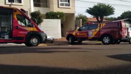 Download Video: Corpo de Bombeiros atende vítima que sofreu queda em escadaria