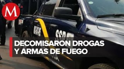 Detienen a 12 personas en Coyoacán; se aseguraron armas, drogas y dinero